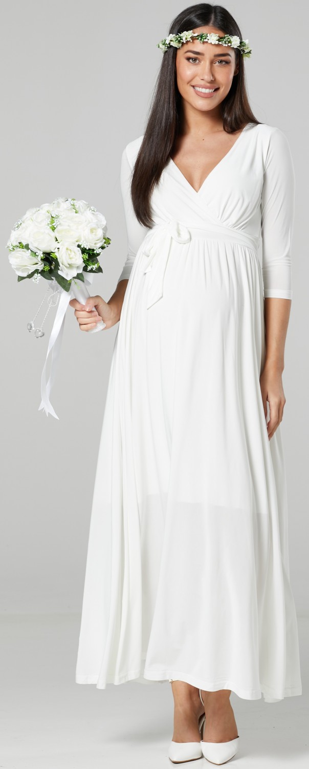 HAPPY MAMA Women's Maternity Breastfeeding Wedding Bridesmaids Dress