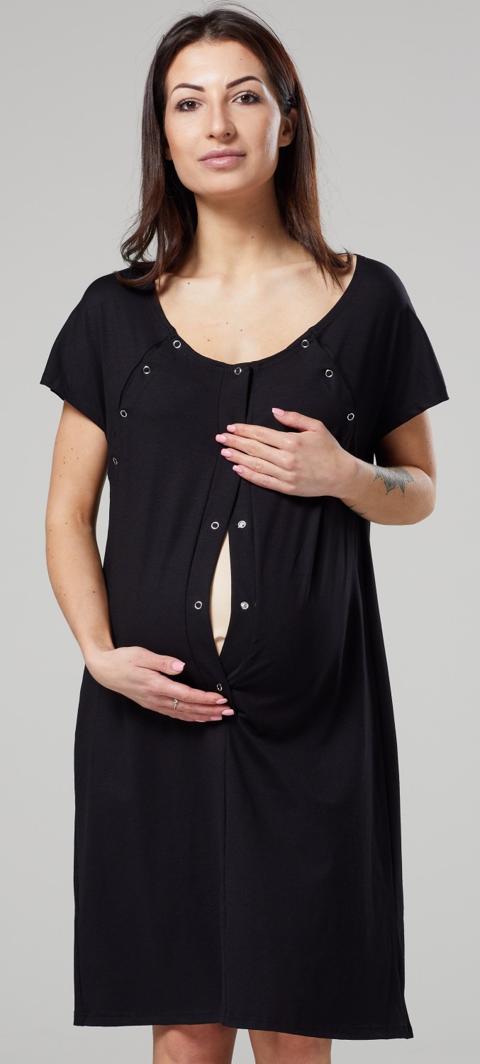 Happy Mama Women's Maternity Nursing Delivery Hospital Nightshirt Cut Out 184p 