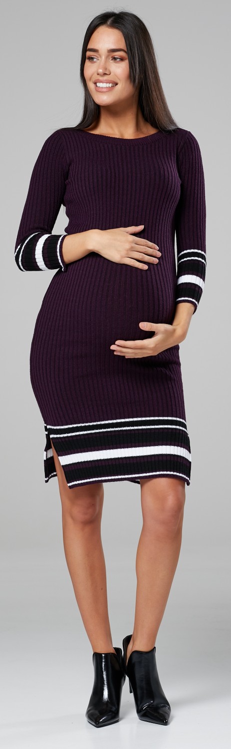 maternity knitted jumper dress