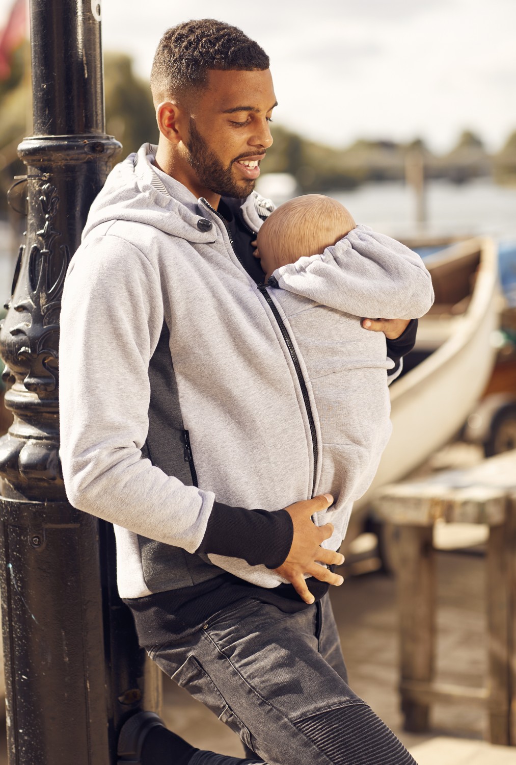 Men's baby best sale carrier hoodie