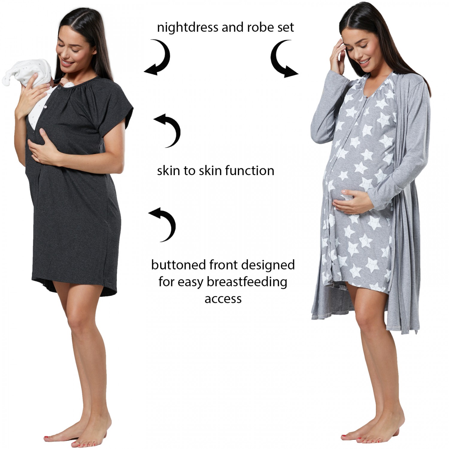 Maternity discount hospital nightdress