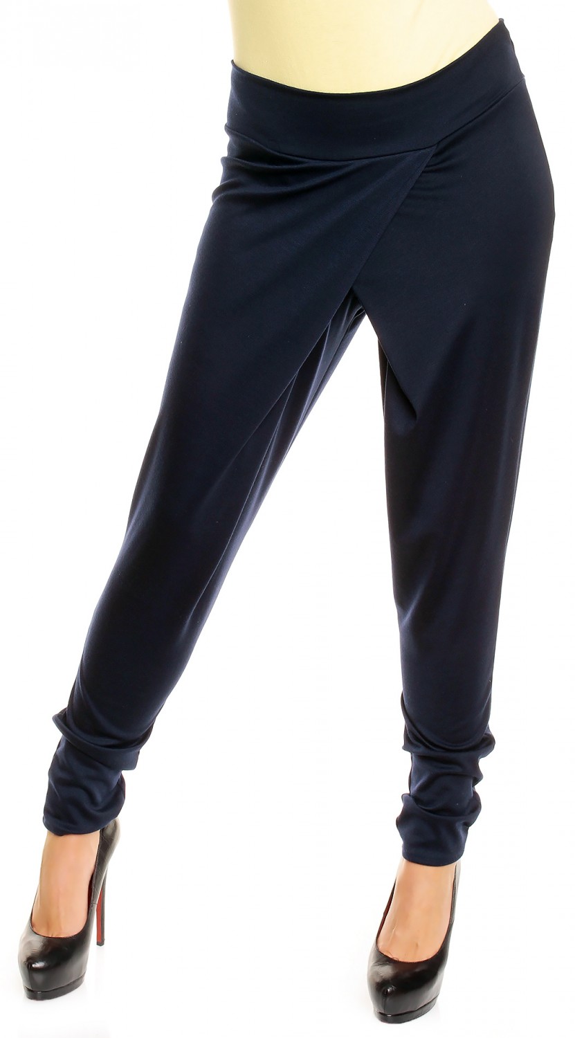 Zeta Ville Women’s Full Lenght Mid Rise Harem Buggy Trousers Pants 135 ...