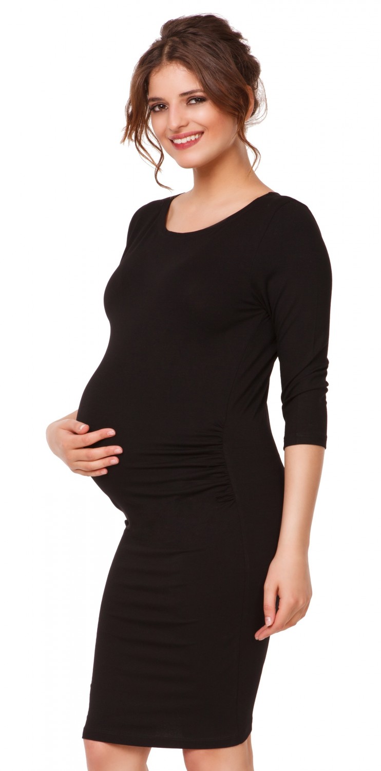 Happy Mama. Women's Pregnancy Maternity Stretch Bodycon Dress 3/4 ...
